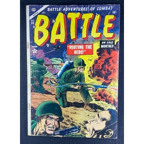 Battle (1951) #35 GD (2.0) Flame Thrower Cover Atlas