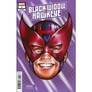 Black Widow & Hawkeye (2024) #1 NM Hawkeye Mark Brooks Headshot Variant Cover