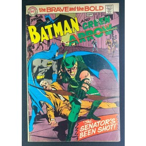Brave and the Bold (1955) #85 VG (4.0) Neal Adams Cover & Art Batman Green Arrow