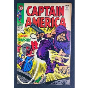 Captain America (1968) #108 VF- (7.5) Trapster Appearance Jack Kirby Cover