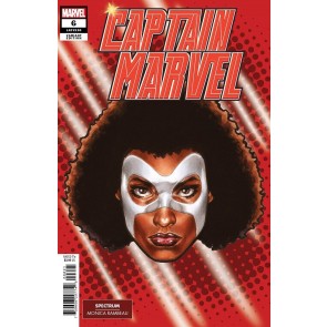 Captain Marvel (2023) #6 NM Spectrum Mark Brooks Headshot Variant Cover