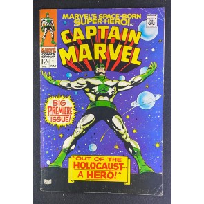 Captain Marvel (1968) #1 VG (4.0) Gene Colan Cover and Art