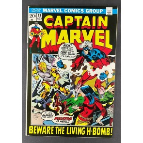 Captain Marvel (1968) #23 VF (8.0) Death Megaton Gil Kane
