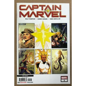 Captain Marvel (2019) #1 VF 1st App Ripley Ryan 3rd Printing Variant Cover
