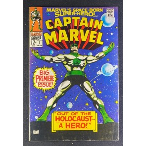 Captain Marvel (1968) #1 FN (6.0) Gene Colan Cover and Art