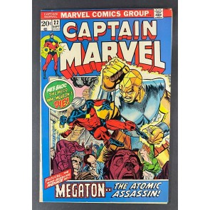 Captain Marvel (1968) #22 VF (8.0) 1st Jules Carter Megaton Gil Kane