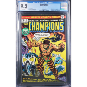 Champions #1 (1975) CGC 9.2 NM- WP Marvel 1st appearance Champions  4178986022 |