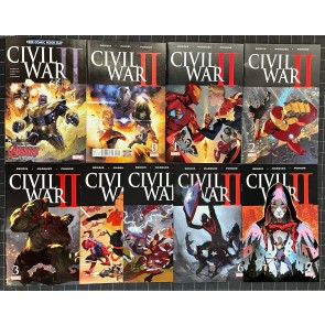 Civil War II (2016) #'s 0 1 2 3 4 5 6 7 + FCBD Near Complete VF (8.0) Lot of 9