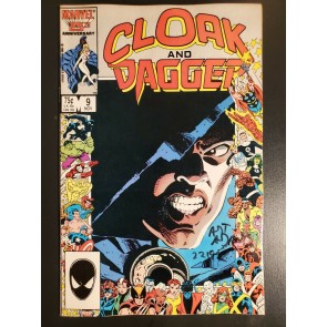 Cloak and Dagger #9 (1986) VF 8.0 25th anniversary Art Adams Signed Autograph |