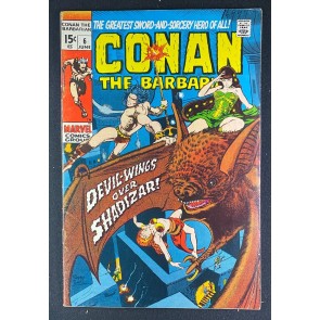 Conan the Barbarian (1970) #6 FN+ (6.5) Barry Windsor-Smith 1st App Fafnir