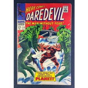Daredevil (1964) #28 FN (6.0) Gene Colan Cover and Art 1st App Queega