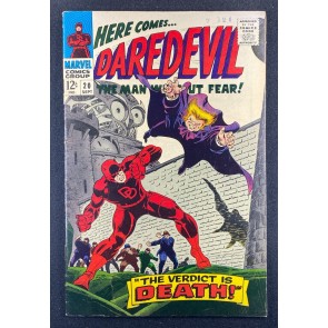 Daredevil (1964) #20 FN+ (6.5) Gene Colan Owl Battle Cover