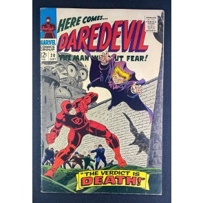 Daredevil (1964) #20 FN- (5.5) Gene Colan Cover Owl Appearance