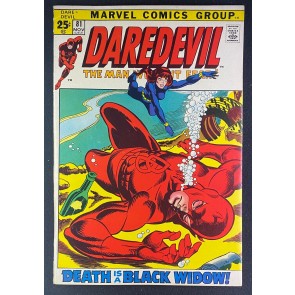 Daredevil (1964) #81 FN+ (6.5) Gene Colan Black Widow Owl