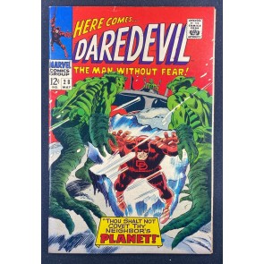 Daredevil (1964) #28 FN/VF (7.0) Gene Colan 1st App Queega