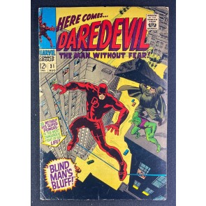 Daredevil (1964) #31 VG+ (4.5) Gene Colan Cover and Art