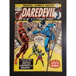 Daredevil #118 (1975) VF+ (8.5) Circus of Crime 1st Blackwing John Romita Cover|