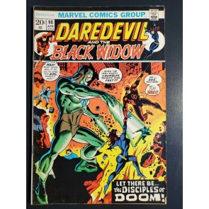 Daredevil #98 (1973) F+ (6.5) Black Widow Appearance George Tuska Gerry Conway |