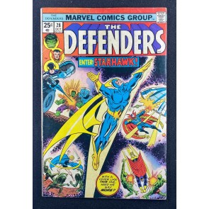 Defenders (1972) #28 VG (4.0) 1st Full Appearance Starhawk