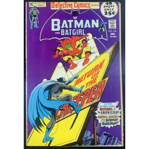 Detective Cover (1937) #418 FN+ (6.5) Creeper Cover Batgirl Backup story Batman