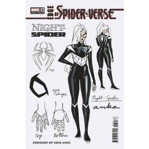 Edge of Spider-Verse (2022) #3 NM Anka 1:10 Night-Spider Design Variant Cover