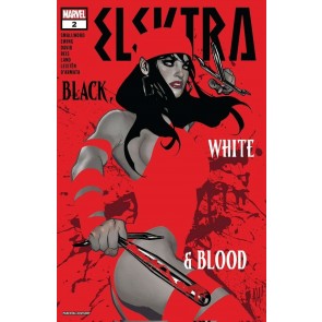 Elektra: Black, White & Blood (2022) #2 NM Sexy Adam Hughes Cover
