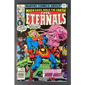 Eternals (1976) #18 FN/VF (7.0) 1st App Ziran the Tester Jack Kirby Cover & Art
