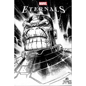 Eternals (2021) #9 NM Jim Cheung Thanos Headshot Sketch Variant