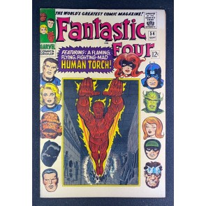 Fantastic Four (1961) #54 VF+ (8.5) 3rd App Black Bolt 1st App Evil Eye