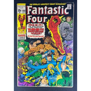 Fantastic Four (1961) #100 VG (4.0) 100th Anniversary Issue Mad Thinker App