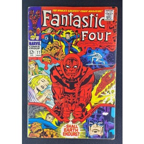 Fantastic Four (1961) #77 VG/FN (5.0) Jack Kirby Cover and Art Silver Surfer