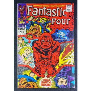 Fantastic Four #77 (1961) FN+ (6.5) Jack Kirby Cover and Art Silver Surfer