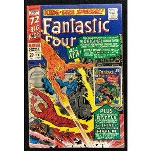 Fantastic Four Annual (1963) #4 FN (6.0) 1st Quasimodo Human Torch Jim Hammond