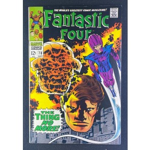 Fantastic Four (1961) #78 VF- (7.5) Jack Kirby