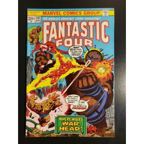 Fantastic Four #137 (1973) FV 7.0 Where Walks Warhead Shaper of Worlds Buscema|