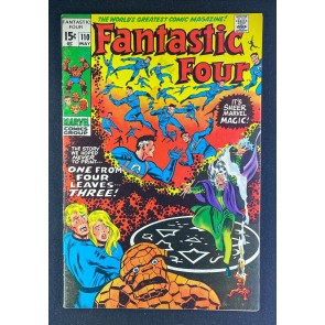 Fantastic Four (1961) #110 FN/VF (7.0) John Buscema 1st Agatha Harkness Cover