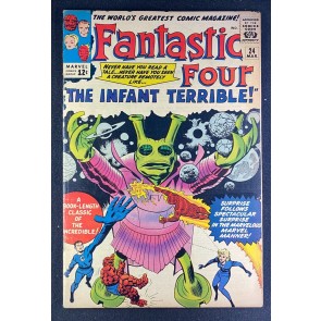 Fantastic Four (1961) #24 VG (4.0) 1st App The Infant Terrible Jack Kirby