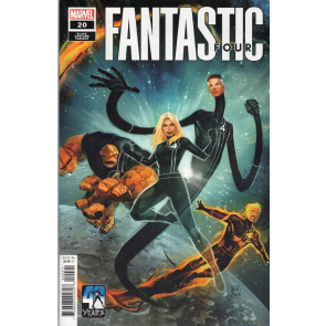 Fantastic Four (2022) #20 NM Rod Reis Black Costume Variant Cover