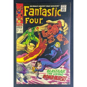 Fantastic Four (1961) #63 FN+ (6.5) Blastaar Crystal Sandman Triton App