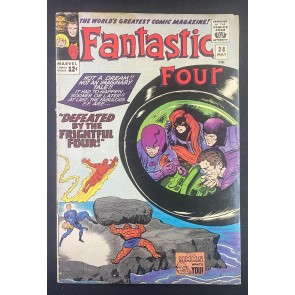 Fantastic Four (1961) #38 VG+ (4.5) Jack Kirby Chic Stone Frightful Four Medusa