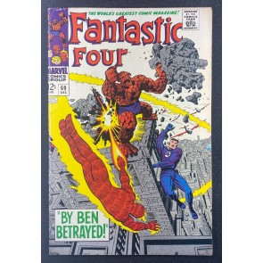 Fantastic Four (1961) #69 VG/FN (5.0) Jack Kirby Cover and Art Mad Thinker