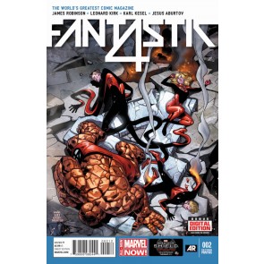 FANTASTIC FOUR (2014) #2 VF- 2ND PRINTING MARVEL NOW!