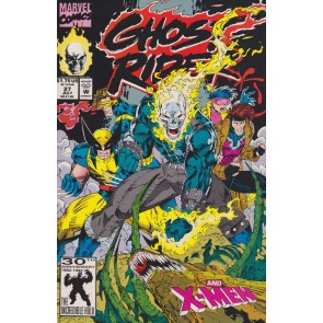 Ghost Rider (1990) #27 VF/NM Jim Lee Cover & Art X-Men Appearance