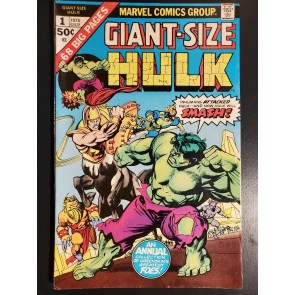 Giant-Size Hulk #1 (1975) VF- 7.5 reprints Hulk Annual #1 great shape bronze|