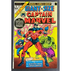 Giant-Size Captain Marvel (1974) #1 VF- (7.5) Incredible Hulk Captain America