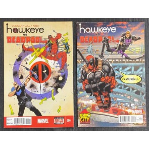 Hawkeye vs. Deadpool (2014) #0 Cover A NM- + Alamo City #0 Variant Spider-Gwen