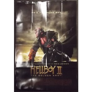 HELLBOY II DOUBLE SIDED MOVIE POSTER MIKE MIGNOLA RON PEARLMAN