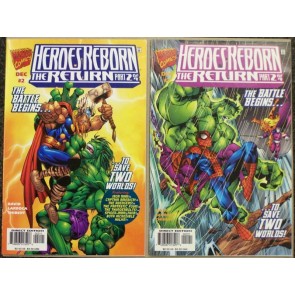 HEROES REBORN THE RETURN COMPLETE 4 ISSUE SET LOT OF 7