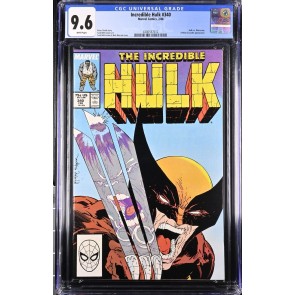 Incredible Hulk #340 (1988) CGC 9.6 NM+ WP Classic McFarlane Cover (4300557012)|