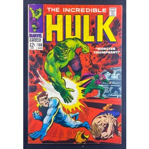 Incredible Hulk (1968) #108 FN/VF (7.0) Marie Severin Herb Trimpe Mandarin